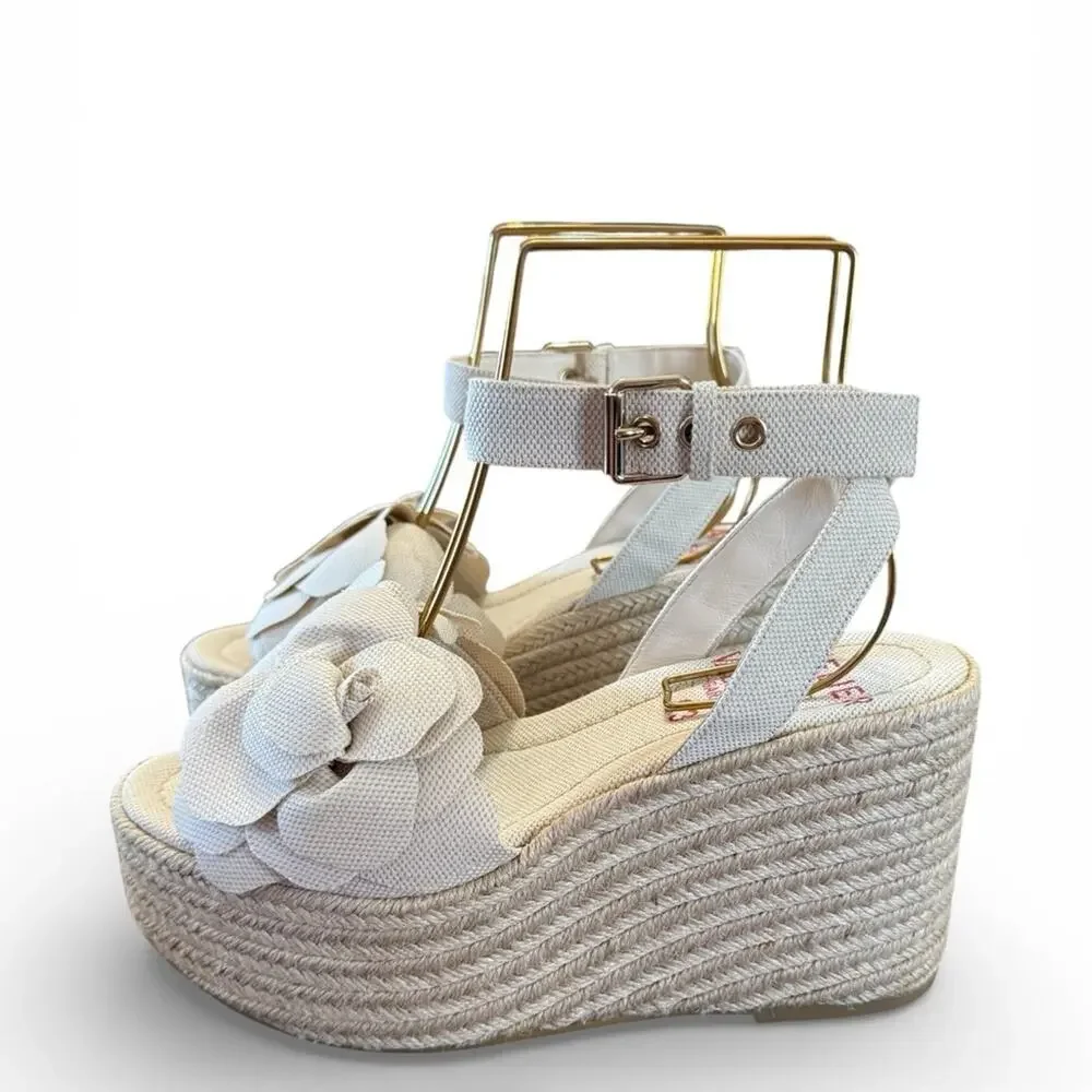 Valentino Garavani Atelier 03 Rose Edition Wedge Sandals EU 37.5 US 7.5